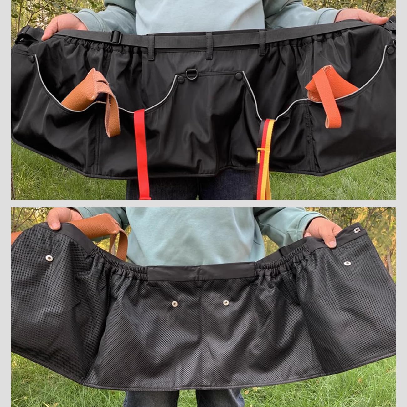 Grembiule da addestramento per cani con tasche multiple e cinturino in vita Pantaloni da addestramento regolabili per cani Pantaloncini impermeabili per addestramento cani Abbigliamento per