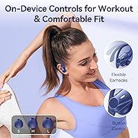 Vista 9 de GOLREX Auriculares con cancelación activa de ruido Auriculares Bluetooth con cancelación activa de ruido