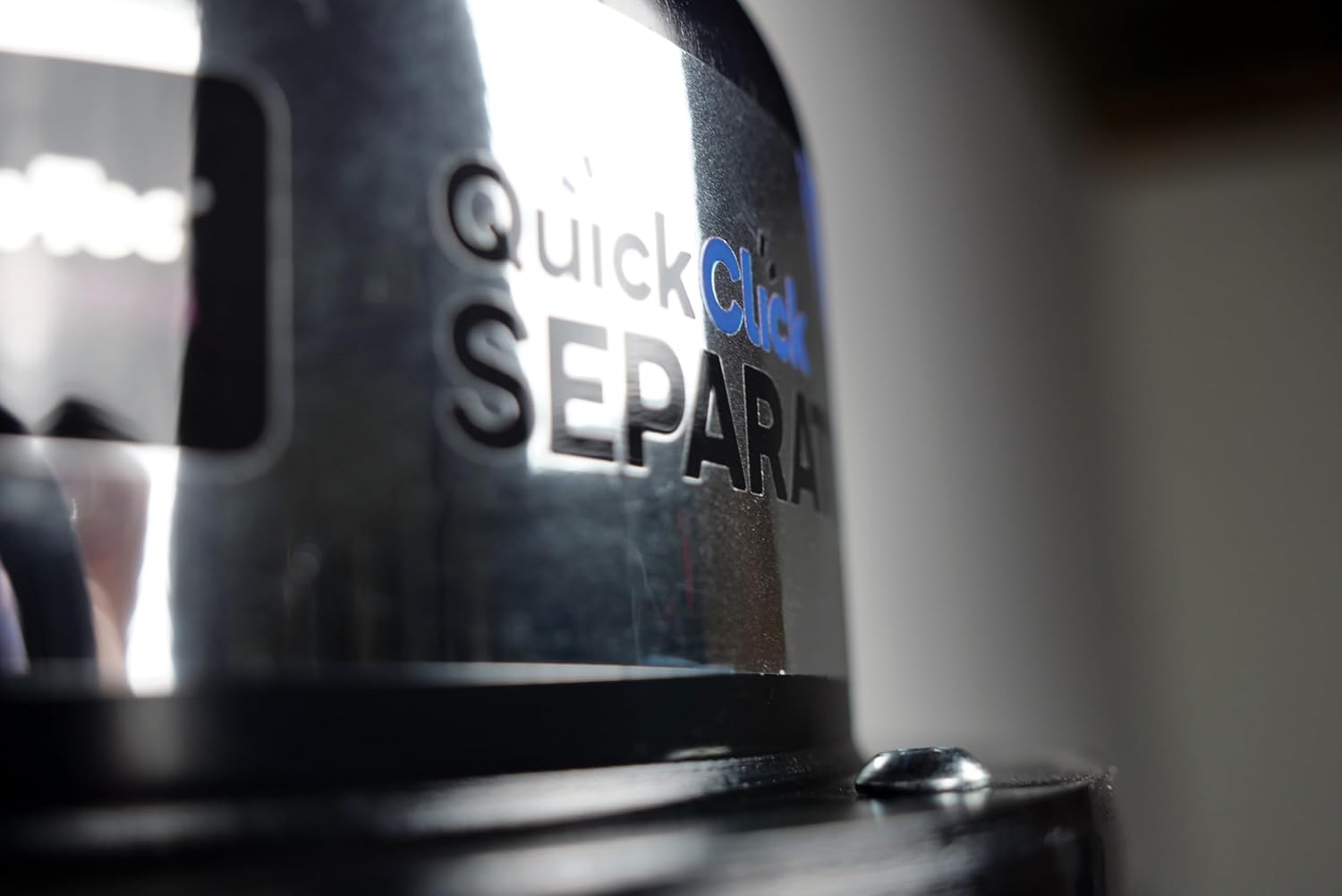 Static Dissipative Quick Click Dust Collection Separator