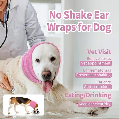 Miniatura 3 de Nanaki Capucha para perro sin solapa, diadema silenciosa para la cabeza de perro, cubierta para la cabeza de perro, no se sacude, protector de oídos