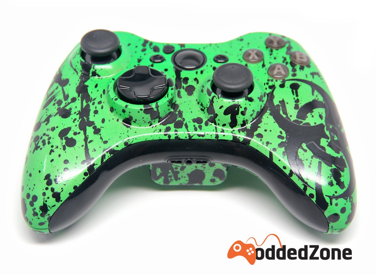 Toxic Green Xbox 360 Rapid Fire Custom Modded Controller 40 | Desertcart  Seychelles, image size:1200x879