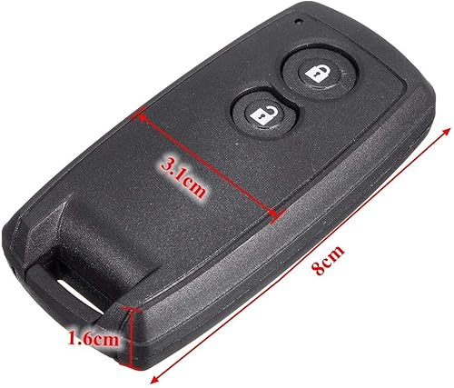 Miniatura 5 de Nueva llave remota Fob sin cortar para Suzuki Grand Vitara 2006-2012 SX4 2007-2011 Swift 2011-2013 (2 botones)