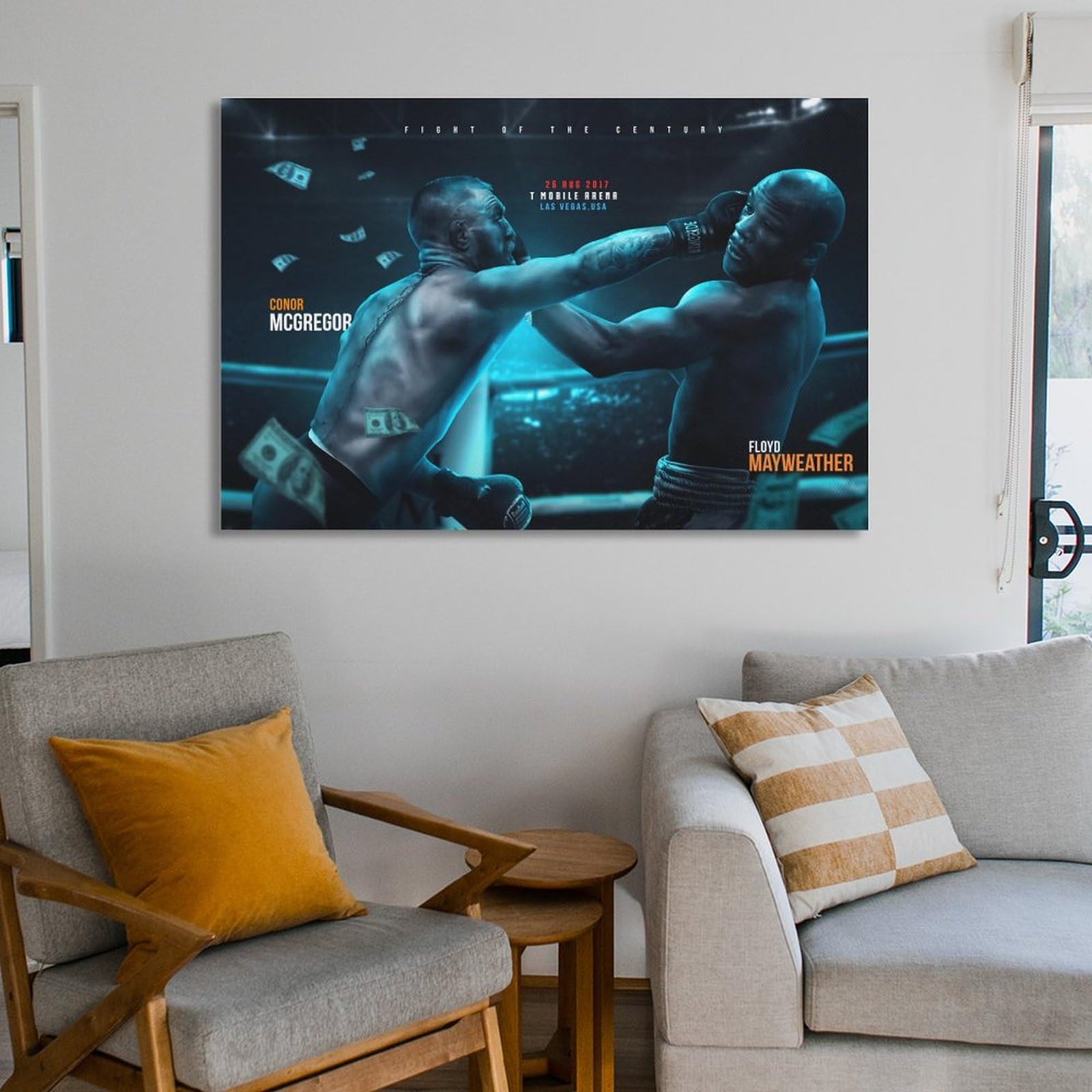 メイウェザーポスター　木製パネル加工 メイウェザーポスター 木製パネル加工 Amazon.co.jp: フロイド