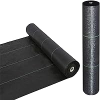 Vista 1 de Tela de barrera de malezas para paisaje, bloque de malas hierbas, tapete de jardinería no tejido, tela de paisajismo de jardín, rollo de tela