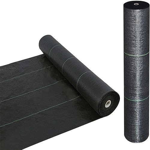 NINXANG Tela de barrera de malezas para paisaje, bloque de malas hierbas, tapete de jardinería no tejido, tela de paisajismo de jardín, rollo de