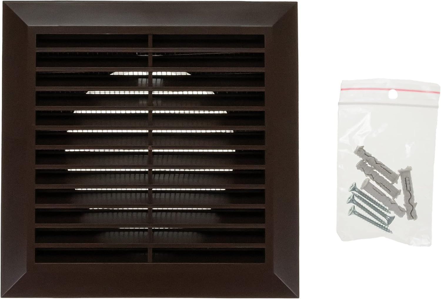 HVAC OV 4 Inch Fit Brown Plastic Vent Cover Exhaust