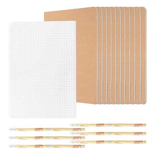 6 quaderni A5 vuoti, quaderno a righe da 36 fogli,