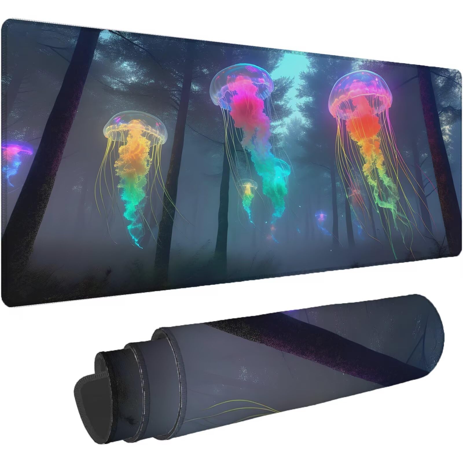 Podkładka pod mysz xxl 1400 x 700 mm kolor pomarańczowy podkładka pod mysz zwierzę podkładka pod mysz podkładka do gier antypoślizgowa gumowa podstawa zszyte krawędzie akcesoria biurowe do gier do