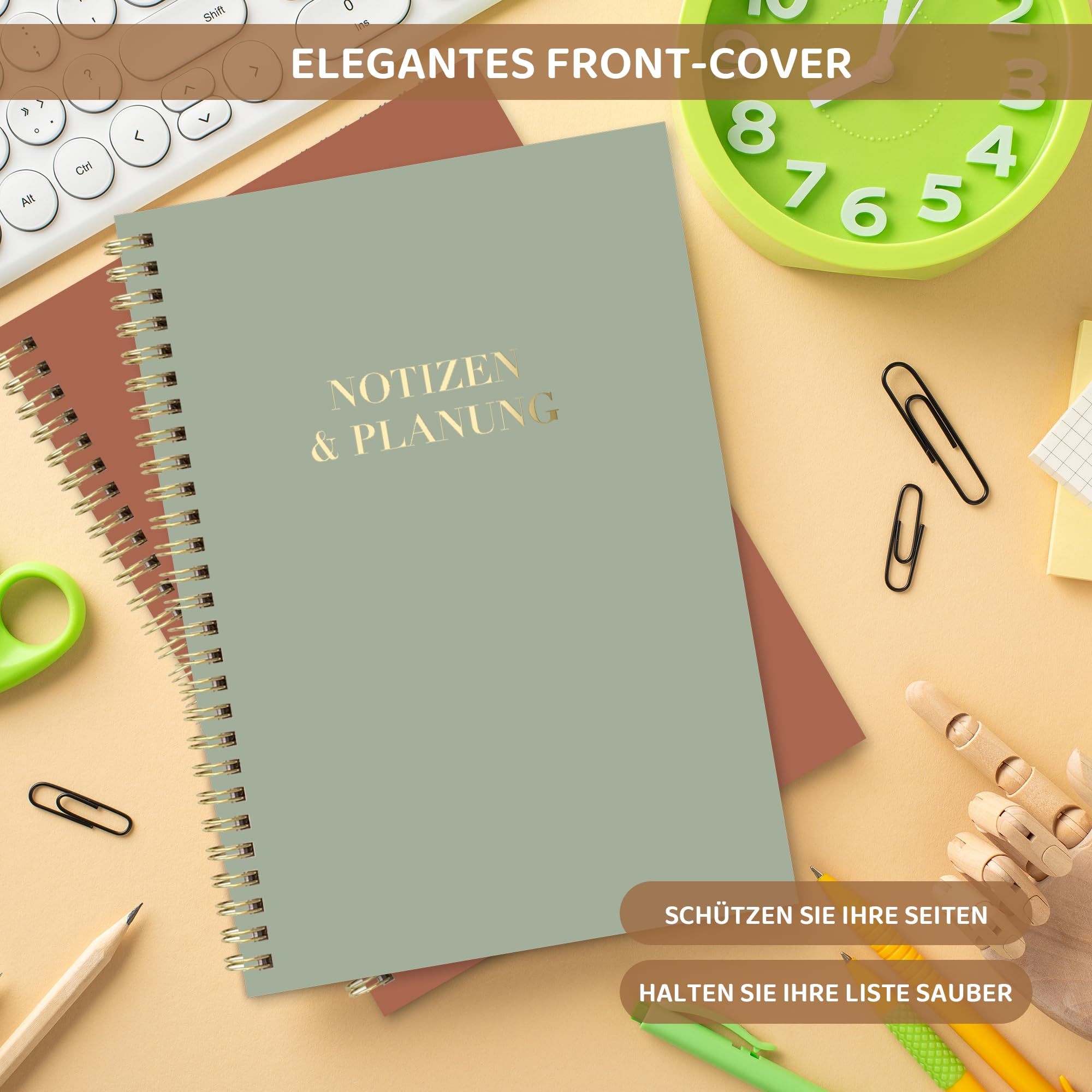 BIROYAL Daily Planner Notebook with Timetable, Spiral To-Do Notepad to Easily Organize Your Tasks and Appointments - Image 4