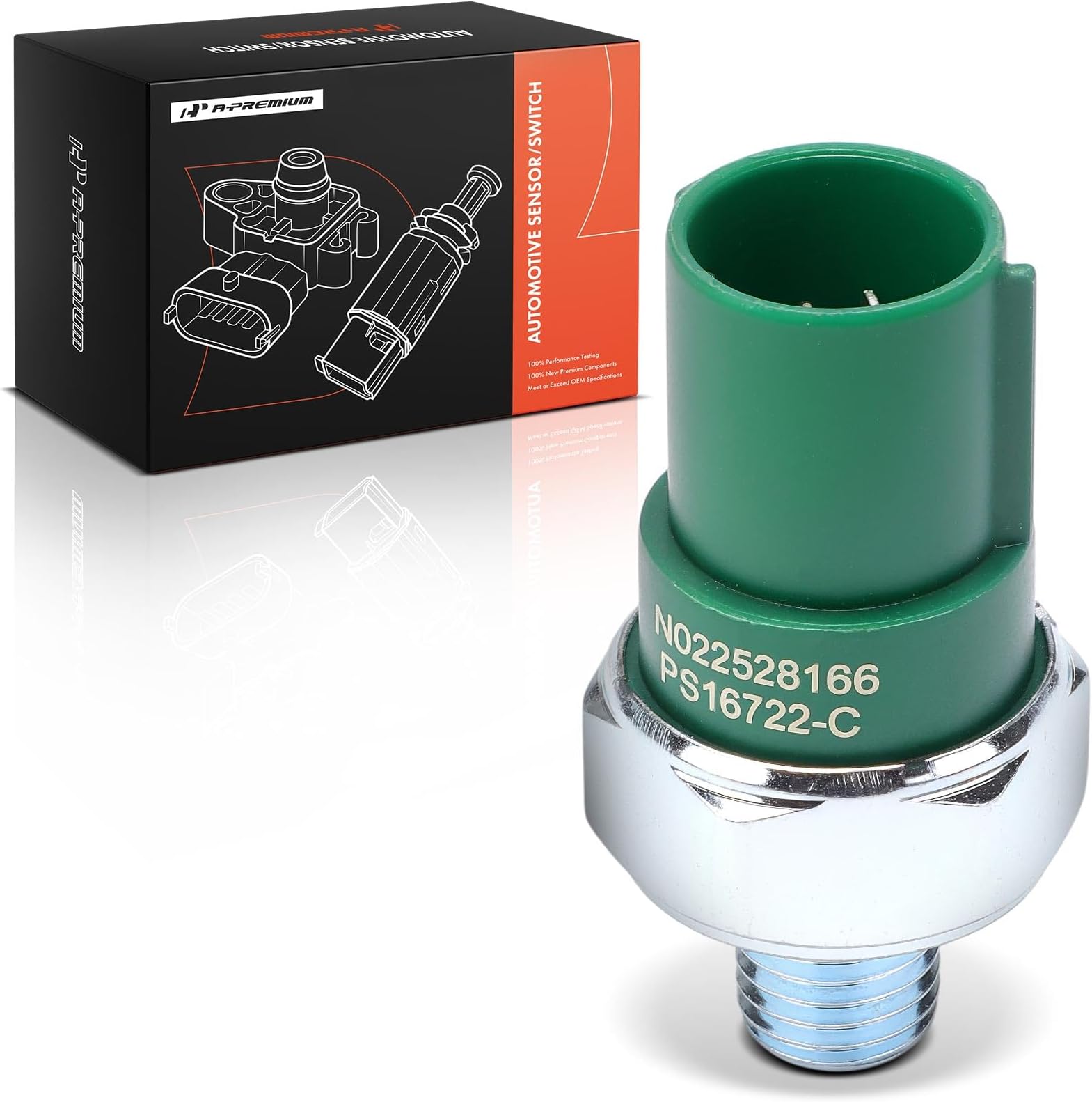 A-Premium Pressure Sensor Replacement for Honda Accord 1998-2012 Odyssey 1999-2010 Civic Pilot Acura MDX TL Saturn VUE Honda Ridgeline Acura TSX RL ZDX NSX CL Integra