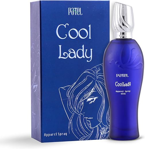 Patel Cool Lady Premium Apparel Spray For Long-Lasting Fragrance (60 ML)