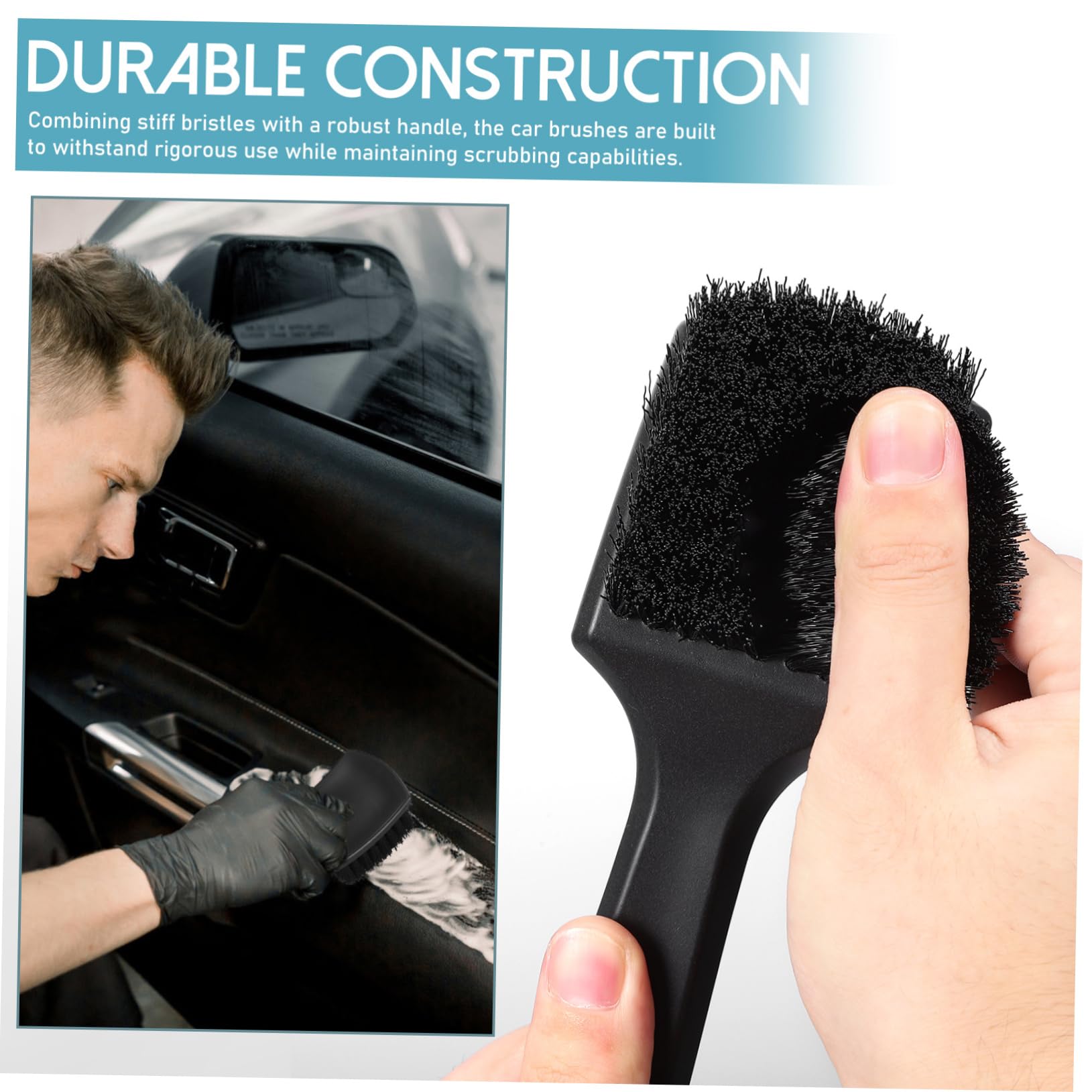 Mobestech 3sätze Reifenbürsten Felgenreiniger Auto Waschen Bürsten Für Gründliche Reinigung Von Reifen Und Felgen Ergonomisch Langlebig Flexible Kopfbürste Mit Robuster Bauweise