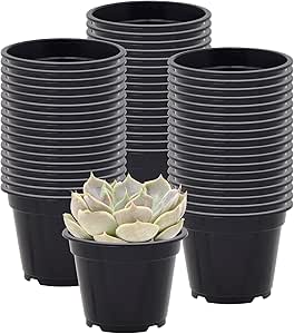 Generisch Macetas De Cultivo Desmontables De 8 Cm, 50 Unidades Con 20 Etiquetas Para Plantas Y 3 Herramientas, Macetas Para Cultivo De Plantas