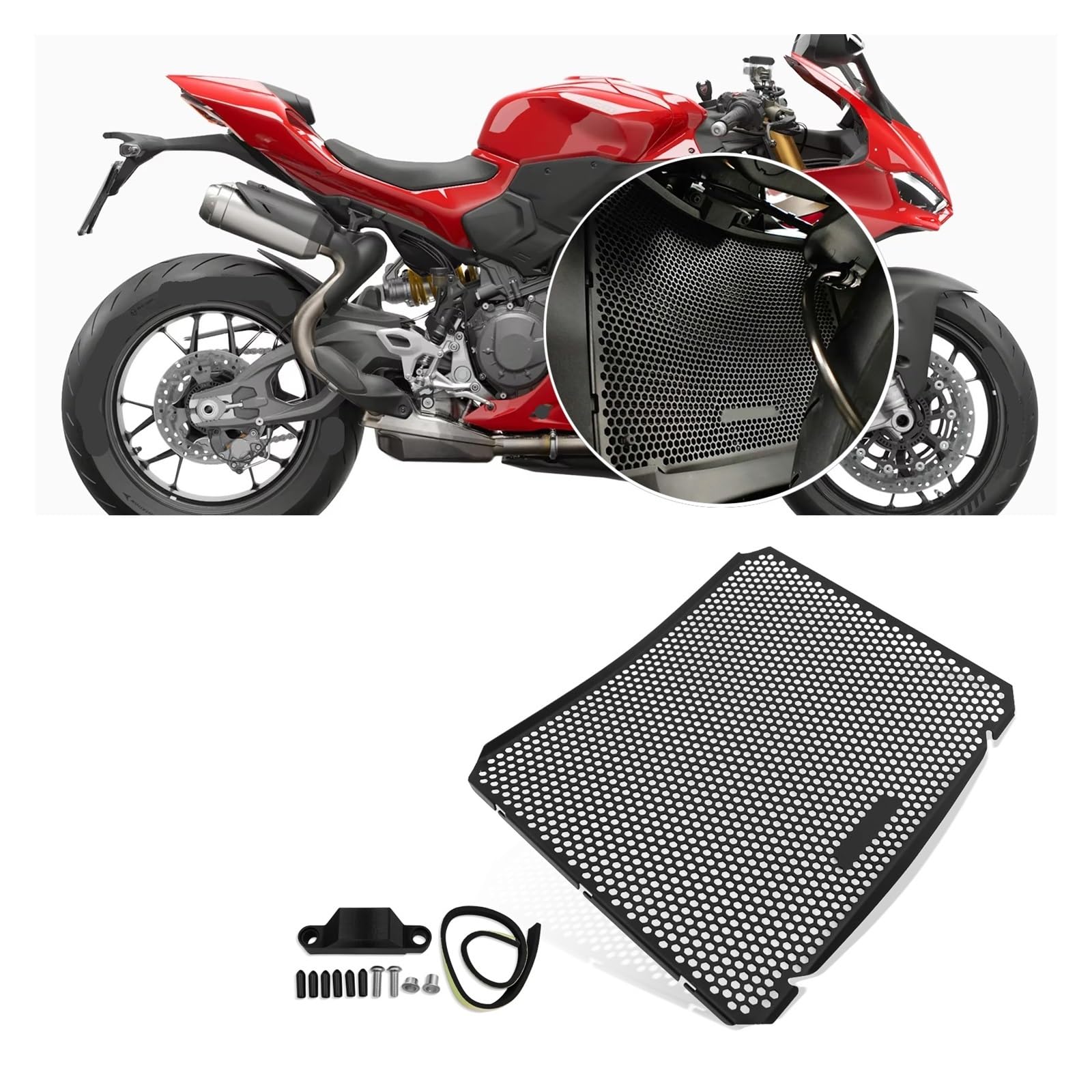 Protezione Griglia Radiatore Per La Griglia Del Radiatore Per Panigale V2S 2025 Accessori Moto Griglia Di Protezione Copertura Ventola Della Copertura Protezione V2 Parti S