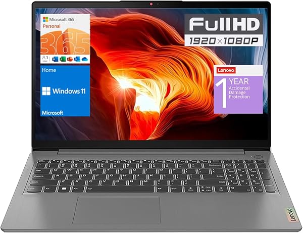 Lenovo IdeaPad 1 Laptop, 15.6â€