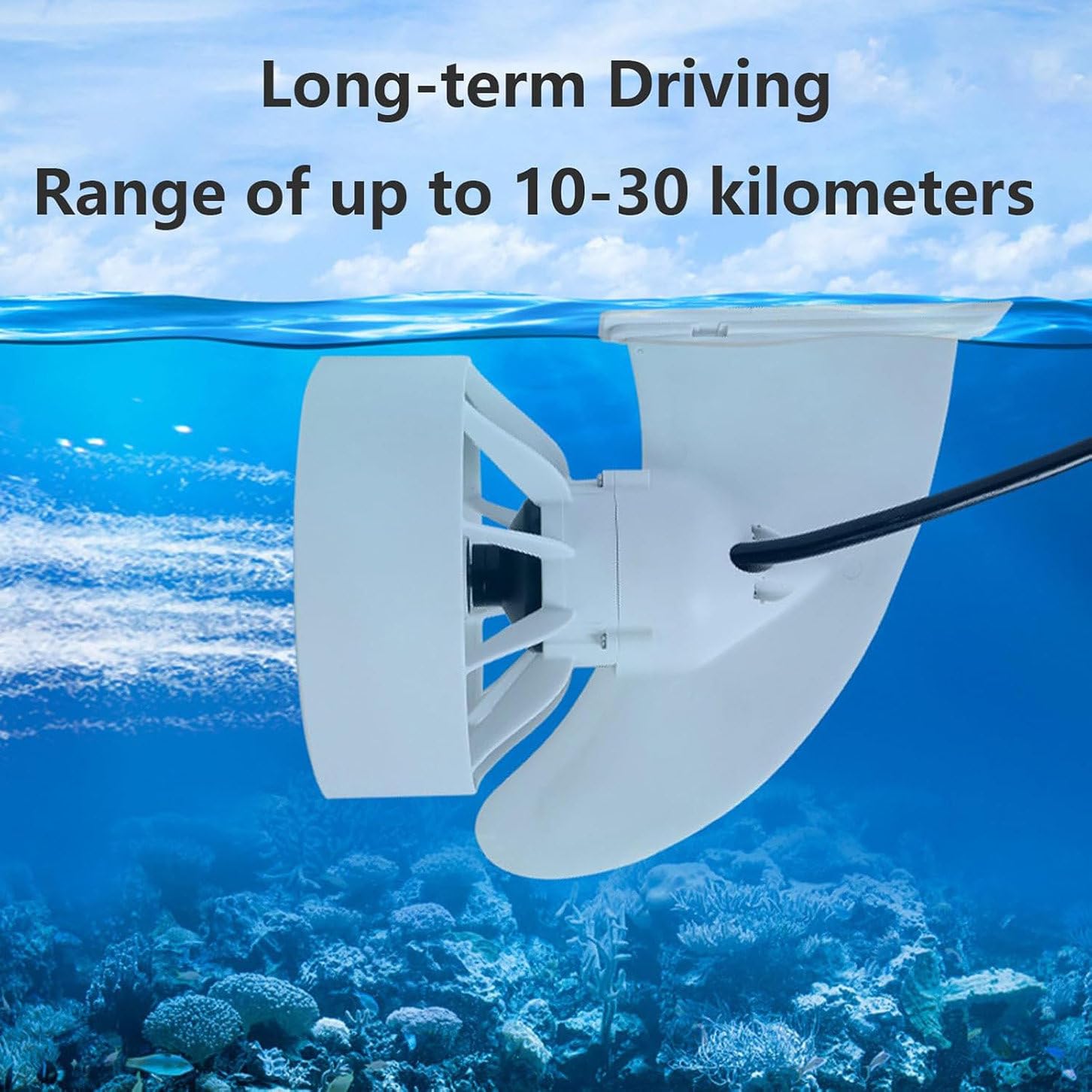 Aileron motorisé électrique pour planche de surf et paddle 24 V, ensemble de propulsion sous-marine avec moteur 380 W et télécommande,Sailing50Min