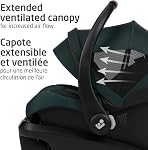 Maxi-Cosi Mico Luxe+ Infant Car Seat, Lightweight, Easy Install with MaxiLock™ Technology, Washable Seat Cover, ClimaFlow™ Ventilation, Side Impact Protection, EcoCare Fabrics