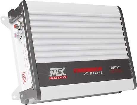 MTX Audio WET75.2 Thunder Marine 100W x 2 @ 2 Class A/B Marine Grade Amplifier