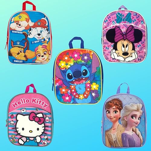 Miniatura 7 de RALME Mini mochila para niños, niñas y niños pequeños, Multi, Frozen