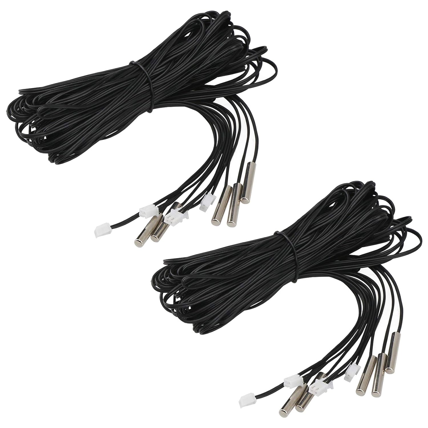 10K Temperature Sensor Probe,KYYKA 10Pcs 10K NTC Thermistor Probe 15.7