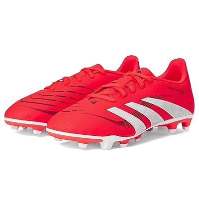 adidas Kids Club Predator Firm Ground/Multi Ground Soccer Cleats (Little Kid/Big Kid) Kids Shoes Lucid Red/White/Black