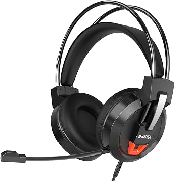 Voistek Gaming Headset with Cord,3.5mm Jack with in-Line Volume Control,Stereo Sound Wired Over Ear Headphones for Desktop, Laptop, Xbox, PS4/5,Lightweight Design