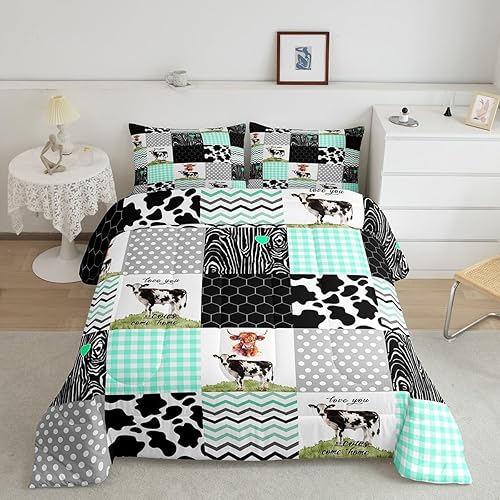 Vista 93 de Juego de ropa de cama de tractor tamaño matrimonial, juego de edredón de camión de equipo, edredón de plumón de excavadora de construcción, juego