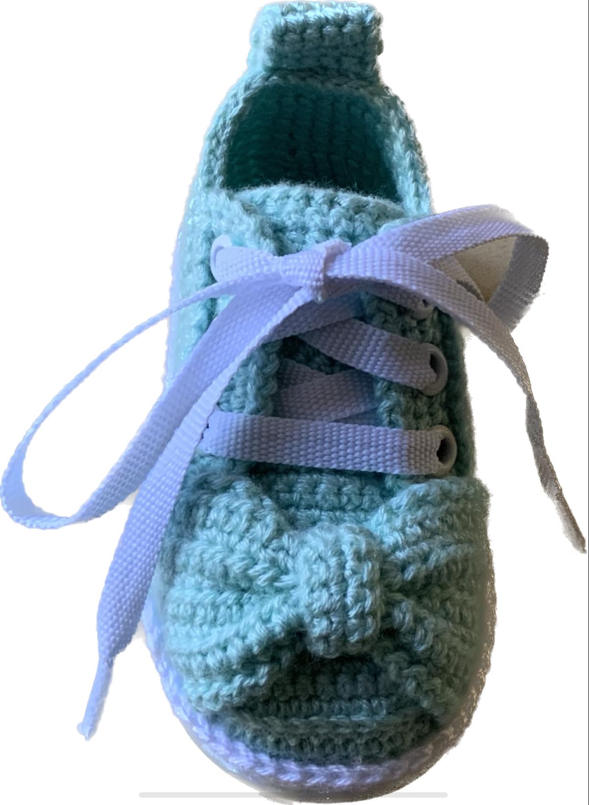 Personalisierte Gehäkelte Babyschuhe mit kostenloser Gravur - Handgemachte Low-Top-Schleife für erste Lauflerner - Häkelschuhe für Neugeborene