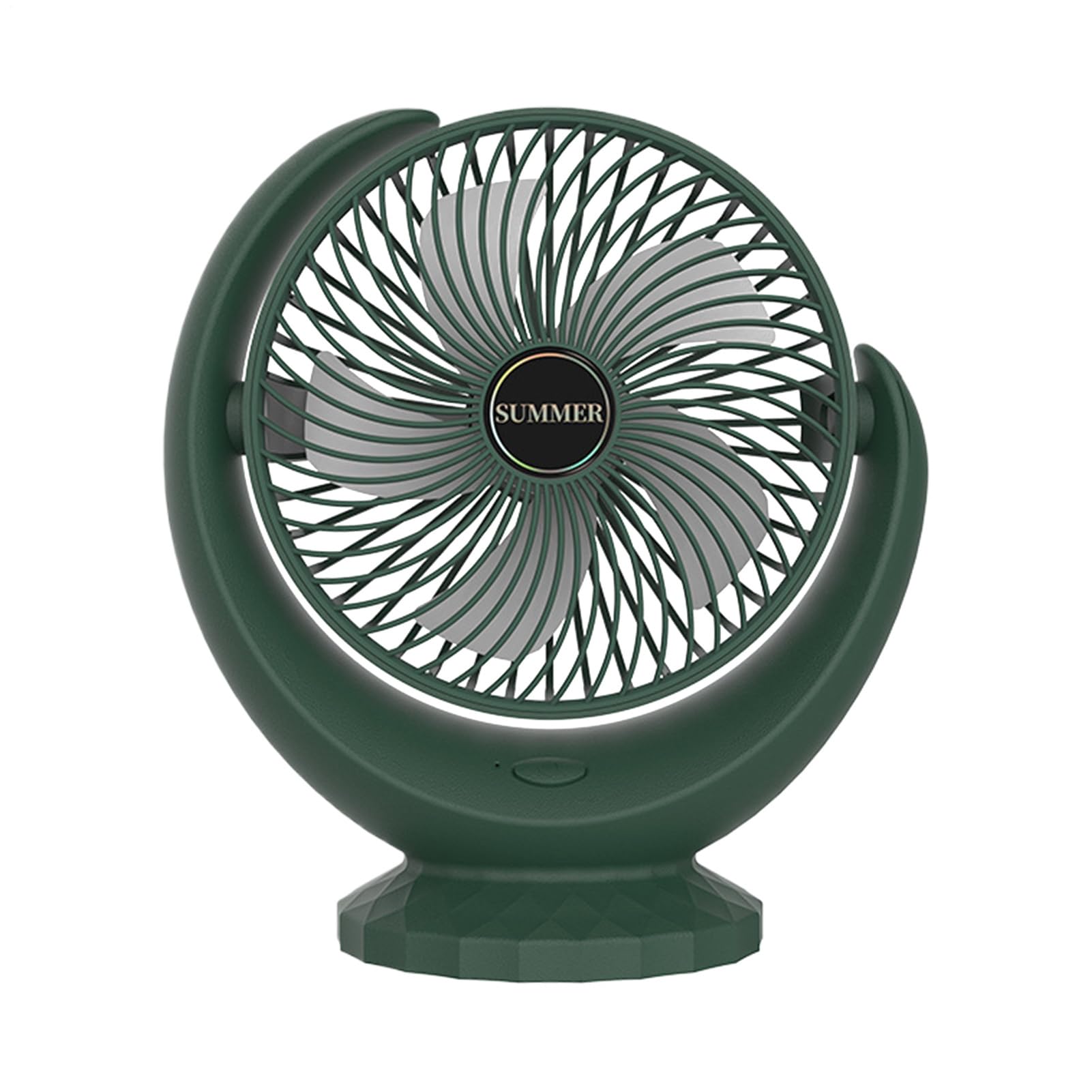 Ventilateur portable rechargeable silencieux petit appareil 3 vitesses
