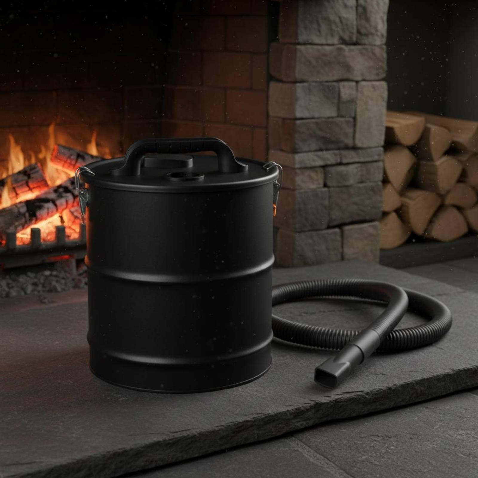 predolo Cubeta Recogecenizas Uso Exterior Kit de Recogida de Polvo para Chimenea