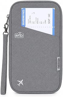 Wooum Passport Holder for Family, Passport Case Protection, Water Resistant Passport Bag for Men & Women, Travel Document ... Price In India