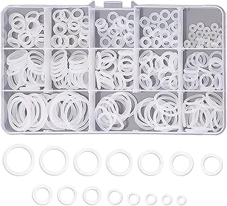 Oリングセット シリコン 225個入り 食品グレード 耐熱 耐油 防水 15サイズ パッキン シールキット 持ち運びに便利 収納ケース付き DIY 機械修理 水回り用 ホワイト
