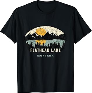 Flathead Lake Montana, MT Vacation Souvenir T-Shirt