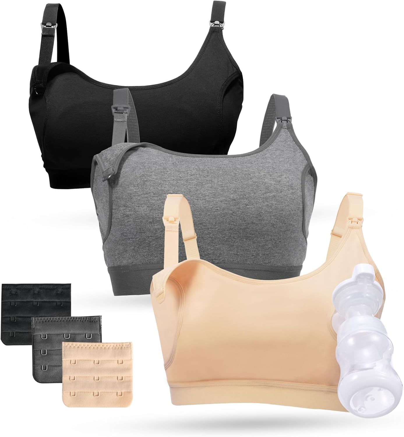 Momcozy Pumping Bra 3 Pack Baby