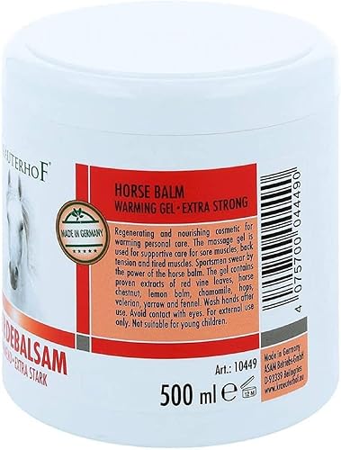 Miniatura 8 de Kräuterhof® Warming & Extra Strong (16.9 Fl Oz) - Gel de masaje calentador para músculos y articulaciones cansados, efecto calentador, alivio