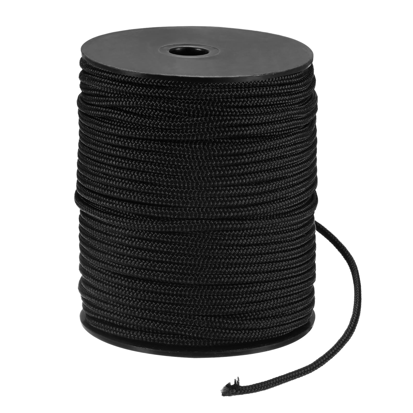 M METERXITY Recoil Starter Rope Pull Cord 3mm 50m Pull Starter Rope Nylon Pull Cord Pull Starter Rope for Mower/Chain Saw/Trimmer/Brush Cutter [Black]