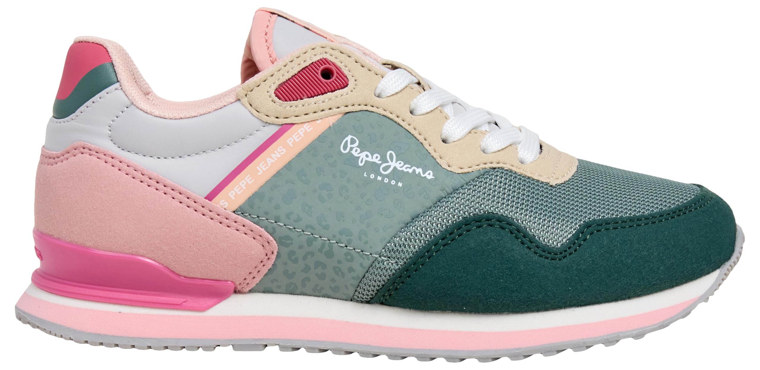 Pepe Jeans London Chic G Sneak, Grey (Grey Dawn Grey), 2.5 UK
