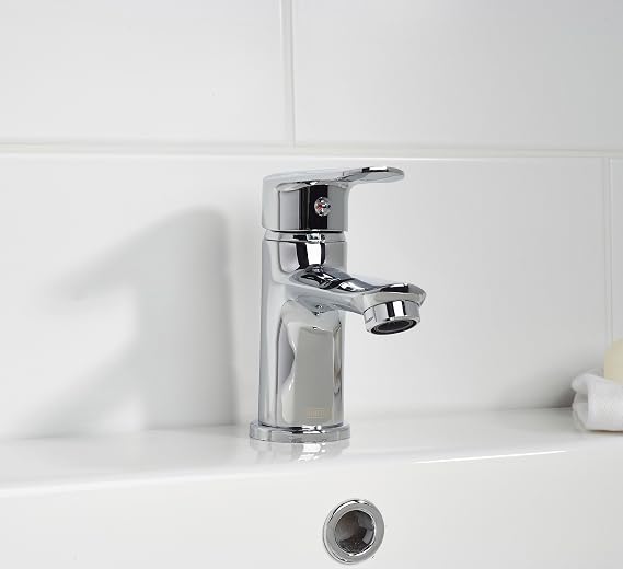 Bristan Opus Bathroom Taps, Chrome Basin Mixer tap