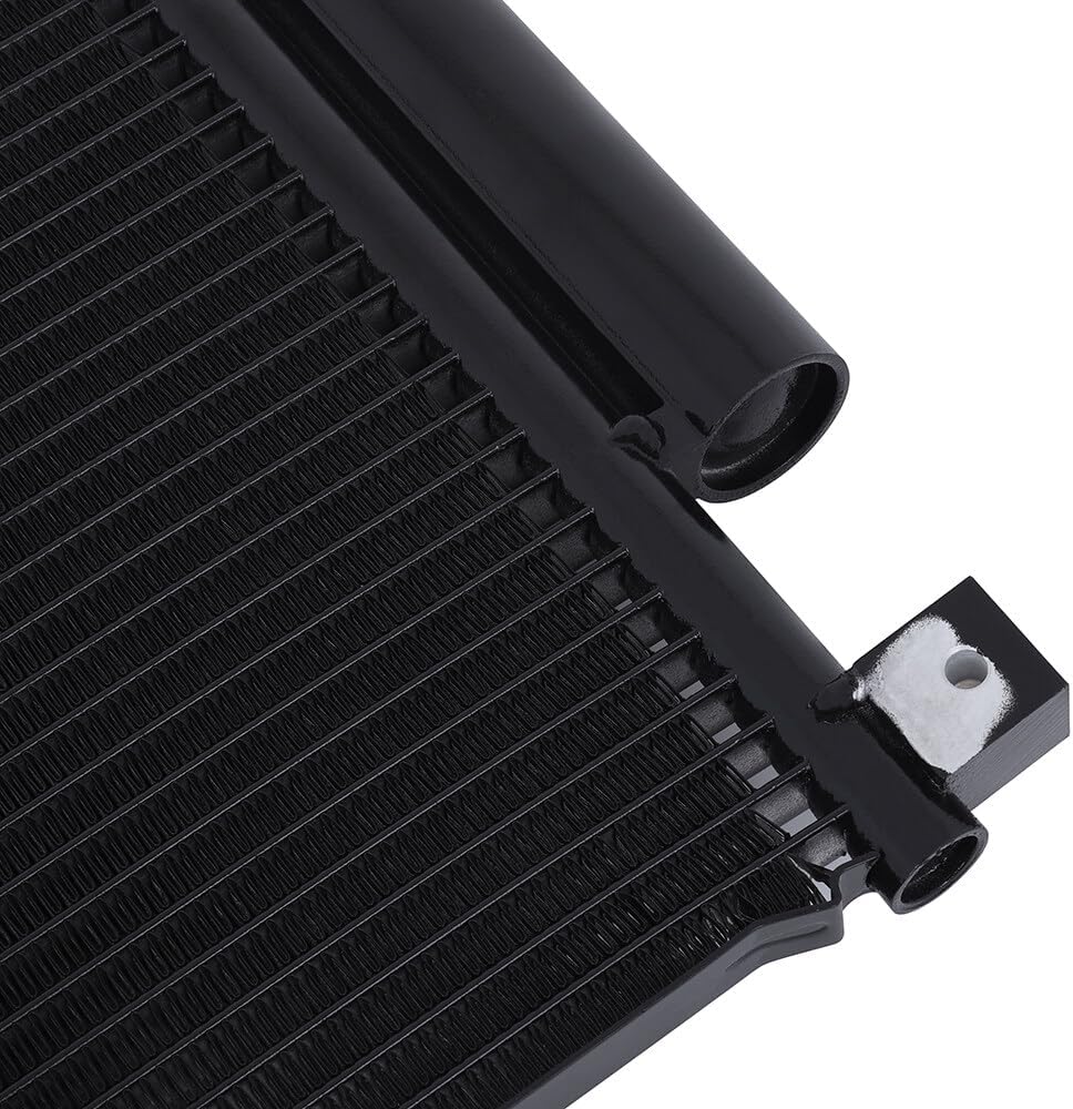 SCITOO 2571 Radiator 3152 Condenser for 2006-2007 for Honda for Accord 3.0L