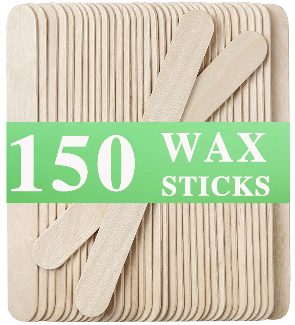 Amazon.com : 150Piece Waxing Sticks for Hair Removal - Borogo 6