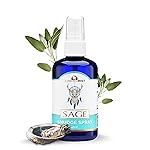 White Sage Smudge Spray (4oz) - Cleanse and Protect - Smudge Spray for Cleansing Negative Energy & Aura - Smokeless Sage Mist with Real Quartz - Made in USA