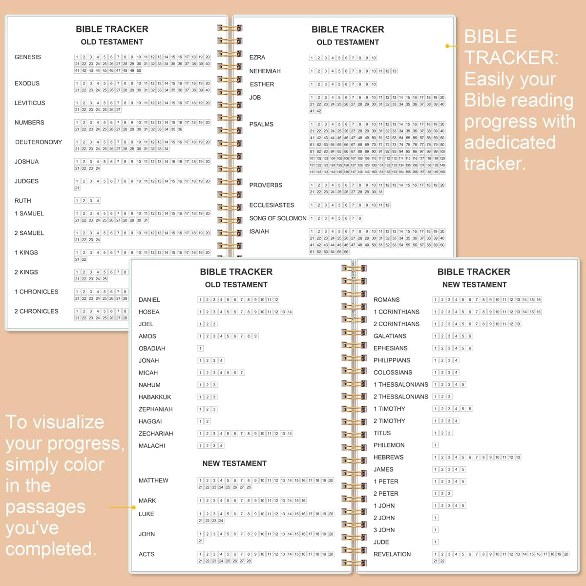 Heveboik Bible Study Journal – Church Notes Notebooks – Note Taking & Journaling Kit, 5.8" x 8.5", Rose Leaf - Image 3