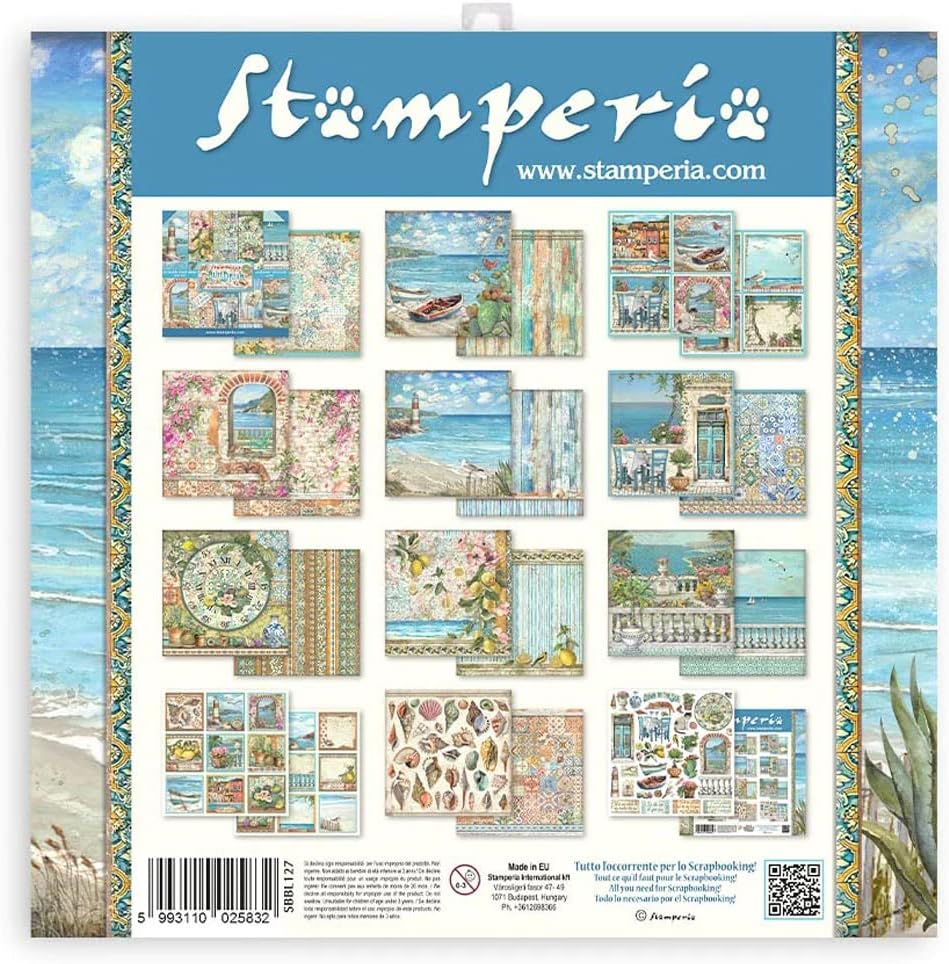Stamperia - Scrapbooking Pad - Blue Dream