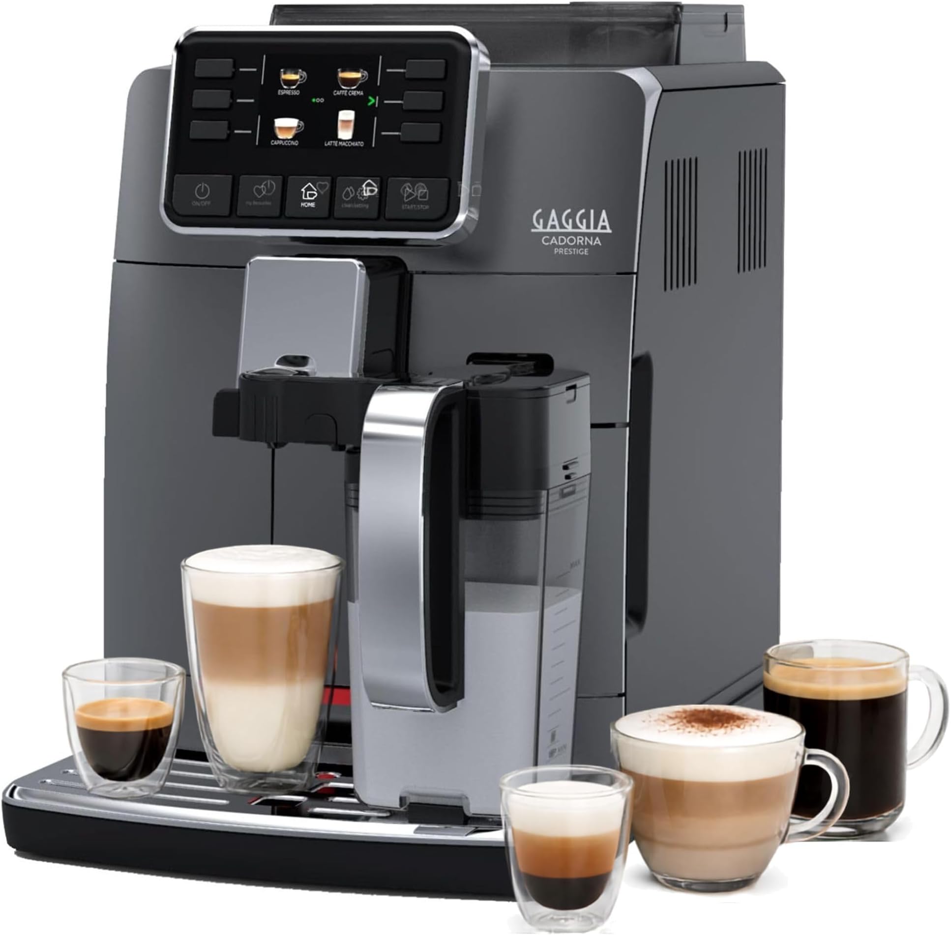 Cadorna Prestige Super-Automatic Espresso Machine, Medium, 60.8 fl.oz. Anthracite