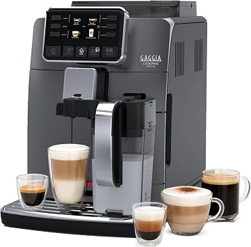 Gaggia Cadorna Prestige Super-Automatic Espresso Machine, Medium, 60.8 fl.oz. Anthracite