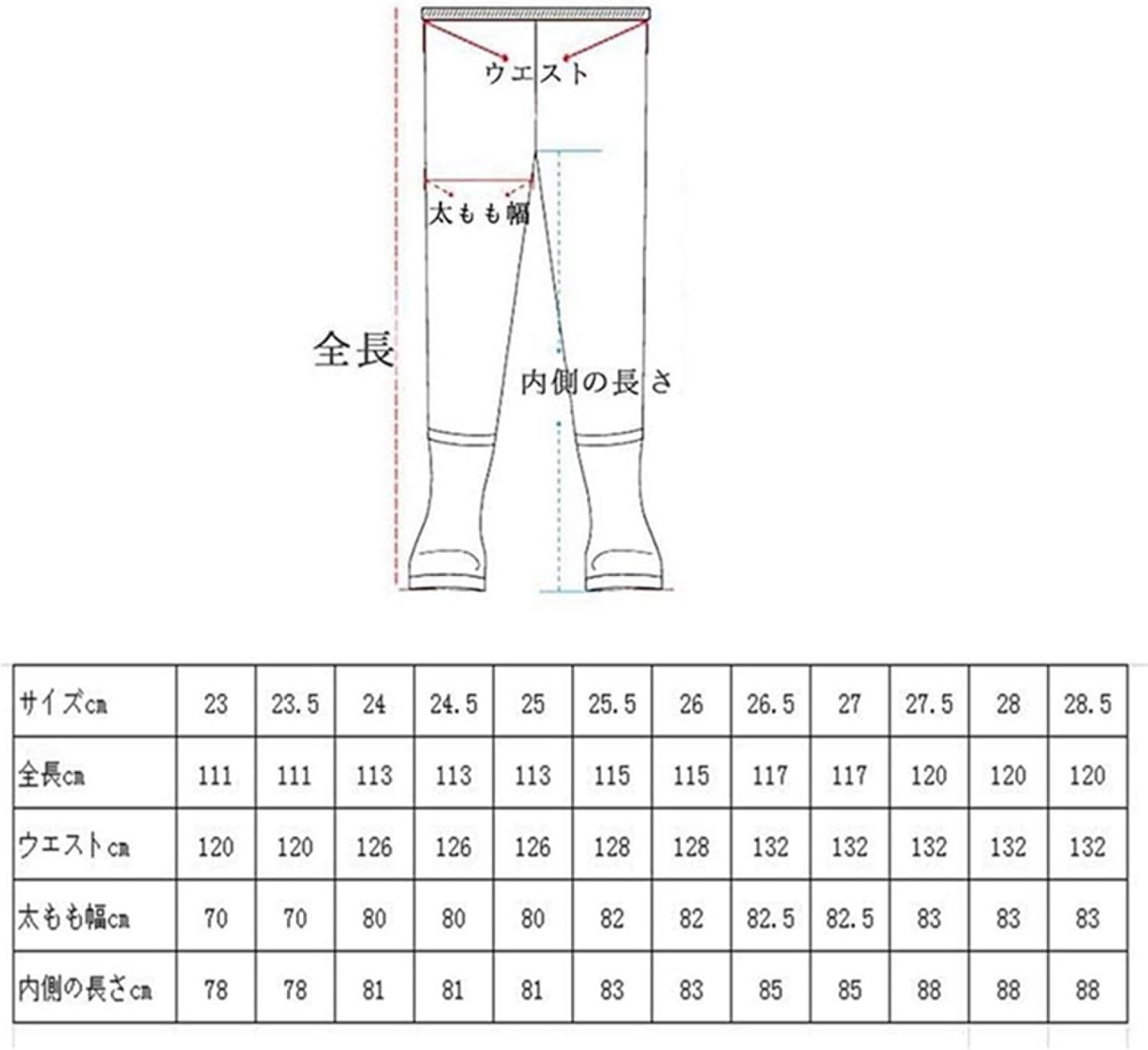[SEJUC] ウェーダー ウェーディングシューズ 防水 釣り ウェーダー ラジアル 軽量 折りたたみ 携帯便利 男女兼用 長靴 耐