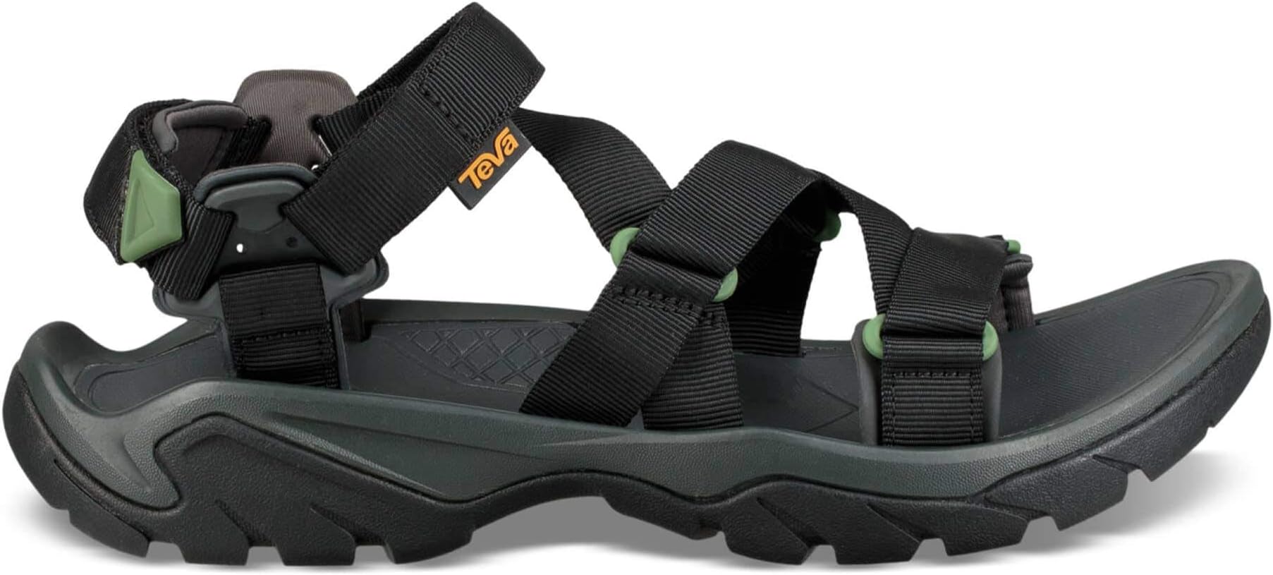Teva Mens Men's M TERRA FI 5 SPORT Sandal, BLACK, 12 Medium US