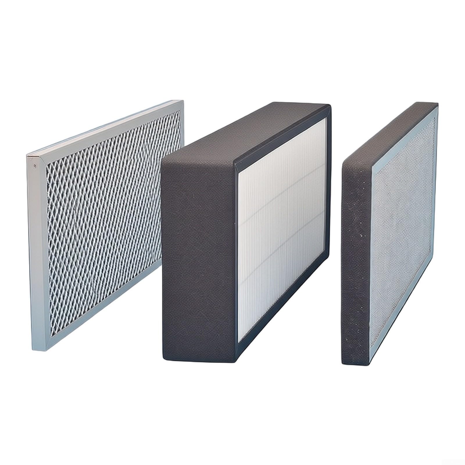 Filtro HEPA 3 para capas para Ventilador Inline 100mm Purificador Aire para elimina para polvo Pelo Mascota Activado Galvanizado(100mm)