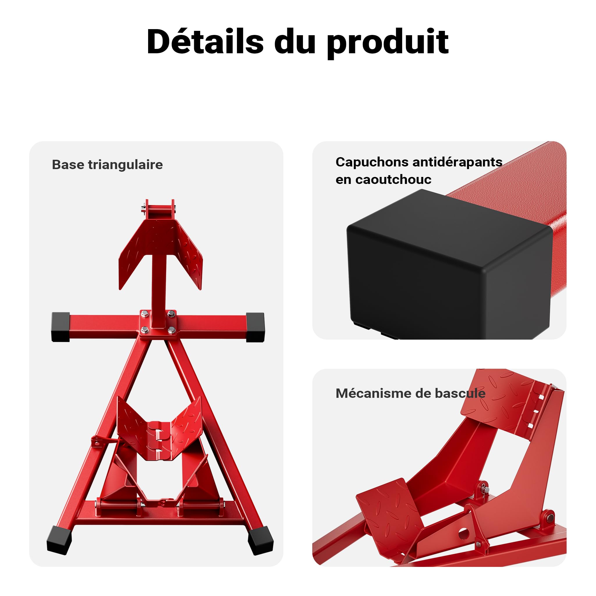 Bloque roue avant - Outillage sur Bécanerie