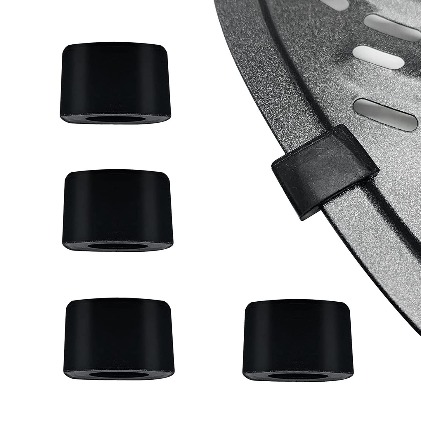 Air Fryer Replacement Part Separator, Upgraded Air Fryer Divider Non-Stick Coating Air Fryer Accessories Cooking Dividers with silicone Rubber Tabs for PowerXL Dash and More Air Fryer, Dishwasher Safe